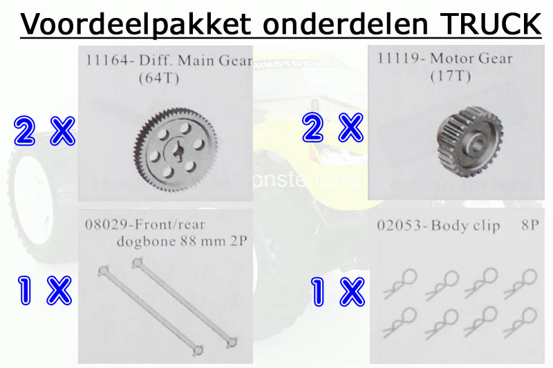 Voordeelpakket Himoto Truck 2